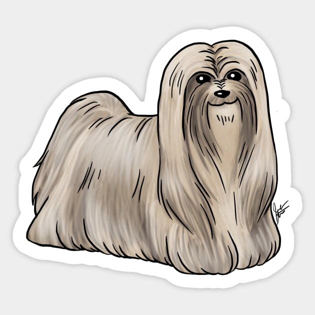 Dog Lhasa Apso Tan